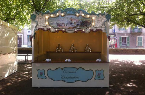 Location Stand Manège Forain Roulotte Bailly-Cochet : le Carrousel Chamboultout