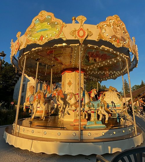 Location stand manège forain carrousel du Jura